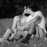 The moment two couples are kissing passionately