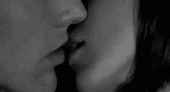 Passionate kiss gif