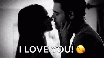 Kissing passionately