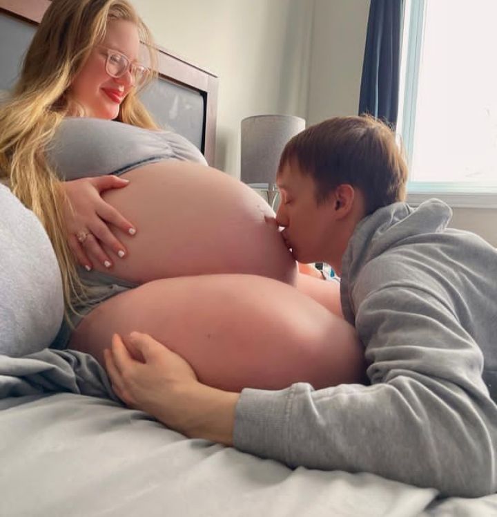 Pregnant Brittany and Matt Montgomery