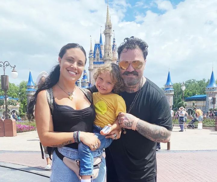 Bam Margera, Nicole Boyd and son