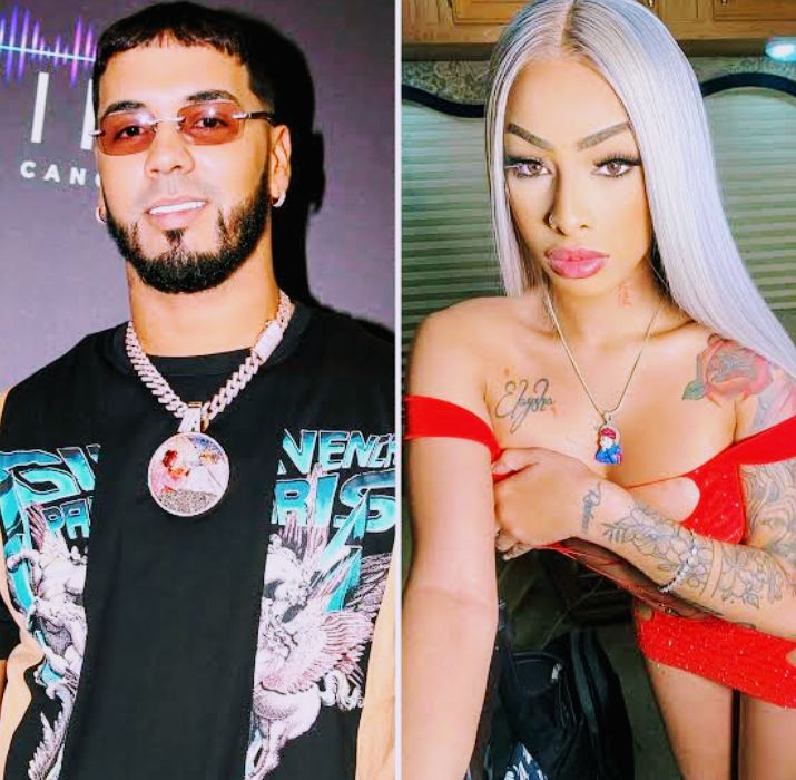 Yailin la mas viral and Anuel AA photo