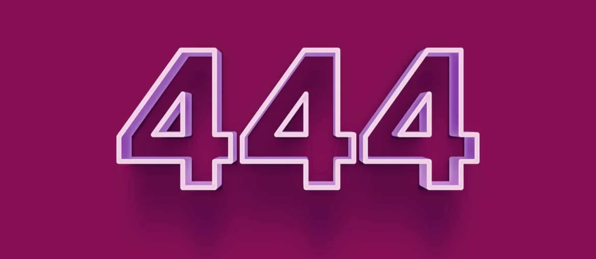 444 angel number and its meaning
