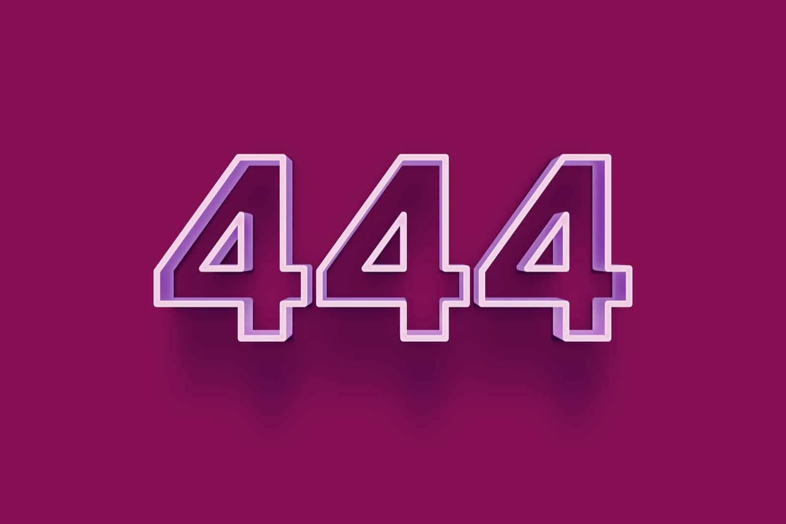 444 angel number and its meaning