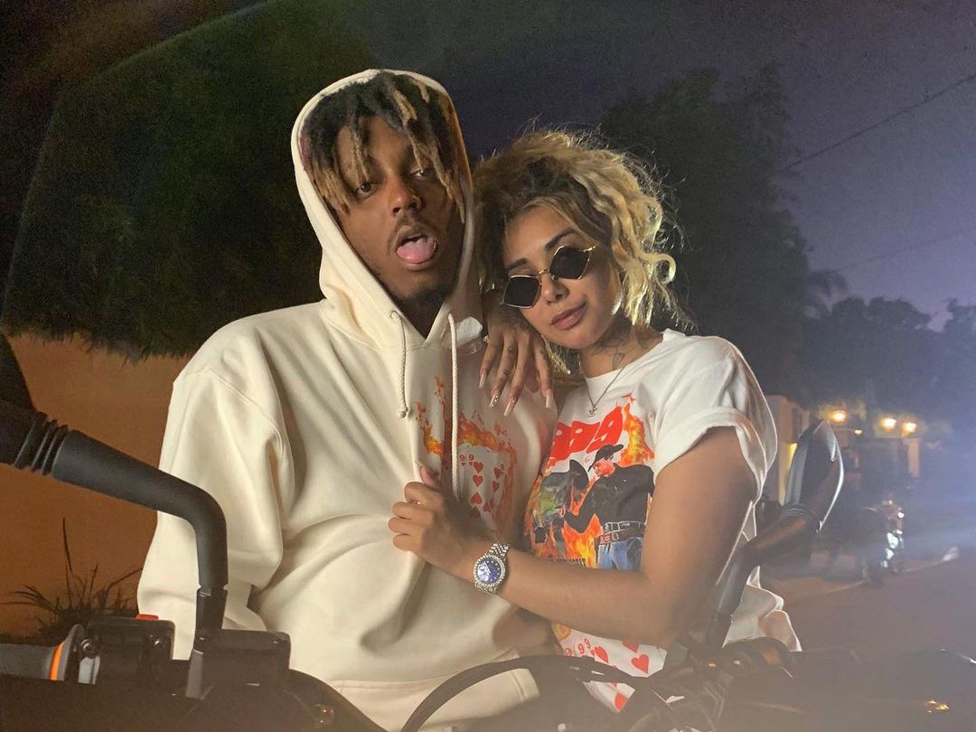 juice wrld and his girlfriend Ally Lotti,