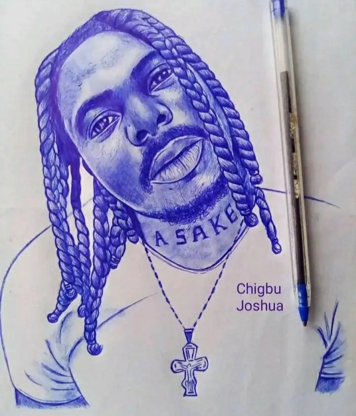 Asake art by Joshua Chigbu