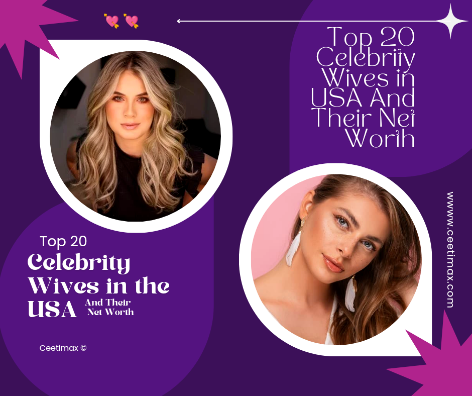Top 20 Celebrity Wives in USA And Their Net Worth
