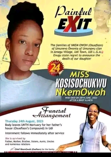 Kosisochukwu Nkem Owoh Obituary, Biography, Age, Parents, Osuofiasn's Daughter
