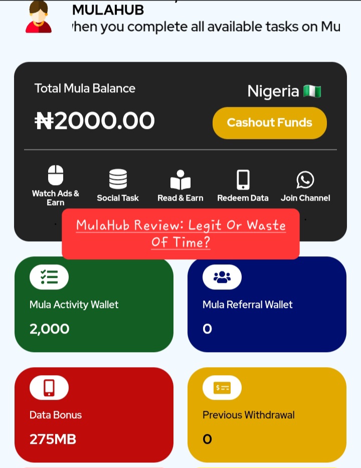 Mulahub.ng Review: Legit Or Scam? A Must Read Before You Register